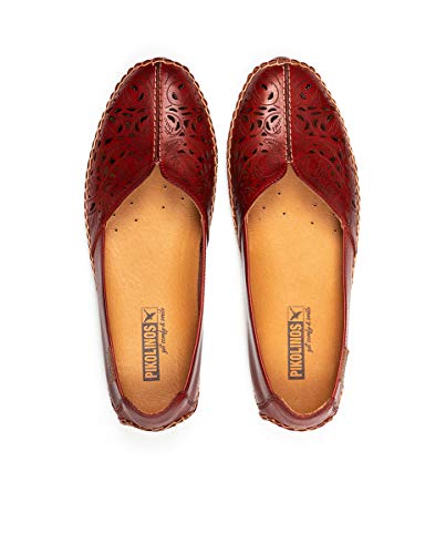 Image of PIKOLINOS Jerez 578-4976 Women's Slip-On Moccasins - Premium Calfskin Leather - Removable Cushioned Insole, Flexible Sole, Lightweight Everyday Comfort