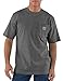 Carhartt Men's Loose Fit Heavyweight Short-Sleeve Pocket T-Shirt (Also Available in Big & Tall), Carbon Heather, XX-Large -  K87-CRHREGXXLA