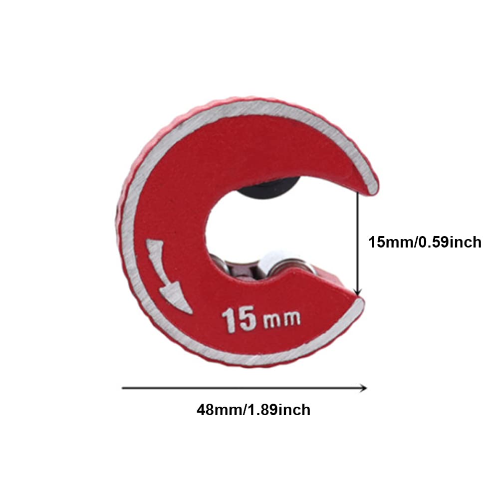 Mini Coupe-tube Rond De 15 Mm, Coupe-tube En Cuivre, Outil De Coupe En Alliage De Zinc, Couteau Utilitaire D'installation De Réfrigération/couteau