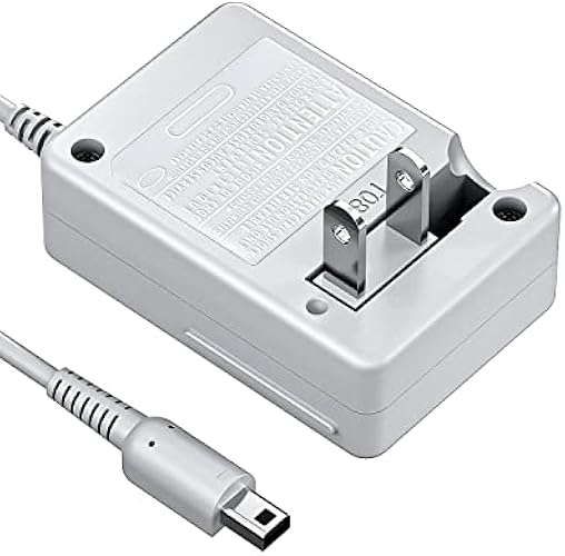 3DS Charger, VOYEE 3DS Charger Compatible with Nintendo 3DS/ DSi/DSi XL/ 2DS/ 2DS XL/New 3DS 100-240V Wall Plug Adapter