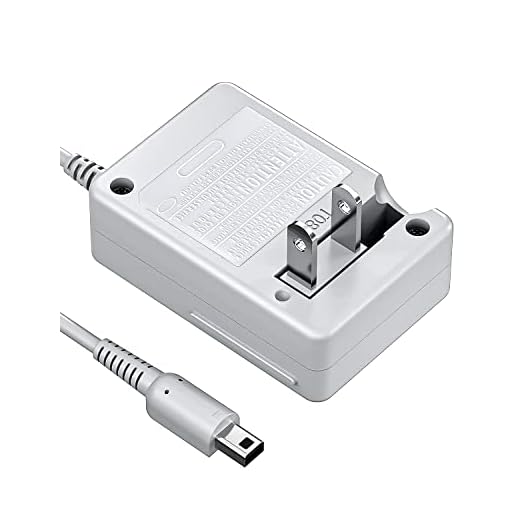 3DS Charger, VOYEE 3DS Charger Compatible with Nintendo 3DS/ DSi/DSi XL/ 2DS/ 2DS XL/New 3DS XL 100-240V Wall Plug Adapter