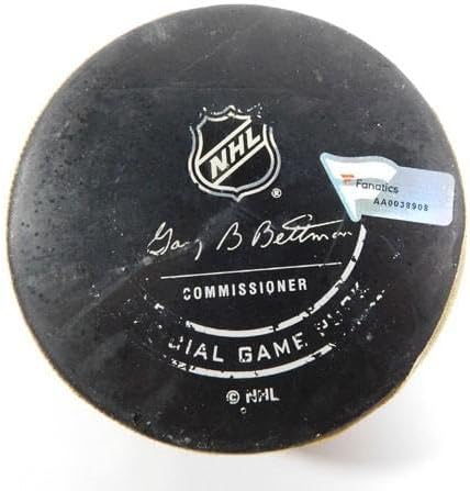 2019 Arizona Coyotes vs. Florida Panthers Game Used Puck 2-26-19 AA0038908 - NHL Unsigned Game Used Pucks