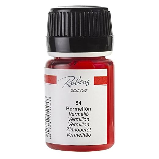 Lienzos Levante Tempera-Gouache, Bote de 35 ml, 54 Bermellón