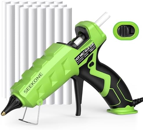 Close-up side view of the SEEKONE glue gun showing its form factor.