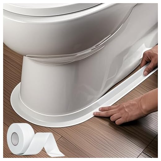 Waterproof Caulk Tape, Self-Adhesive for Toilet, Tub, Kitchen, Corners,Bathroom Surfaces, Easy Application
