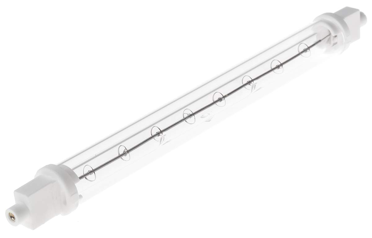 RS PRO Infrarotlampe, Klar, 500 W, R7S, 230 V, 220 mm lang, 19mm Ø, 8000h Lebensdauer