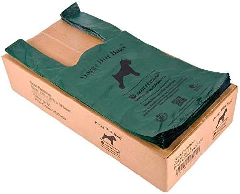 SCOT-PETSHOP Large Green Dog Waste Bag 1000 Large Poo Bags (Not on a roll)