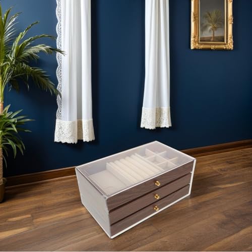 Boîte à bijoux 3 niveaux Mipcase pour ranger colliers emmêlés - 8