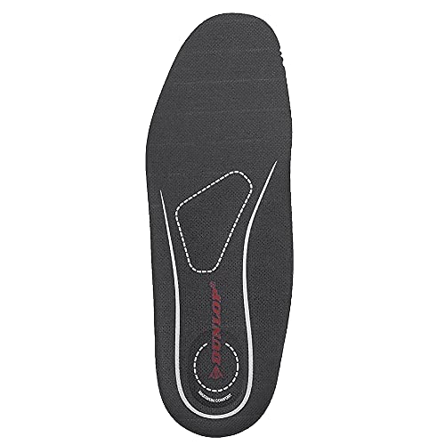 Dunlop Unisex Adults Supportive Odour Control Insoles (8 UK) (Black)