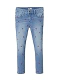 Mädchen Slim-Fit-Jeans bestickt