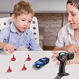 RC Drift Car, 1/64 Scale 4WD Desktop Remote ControlCar With Roadblock Barrels,RCCars For Kids, 2.4 GHz RC DriftCar, Remote ControlledCar, Hobby Desktop For Adults Gift - Image 9