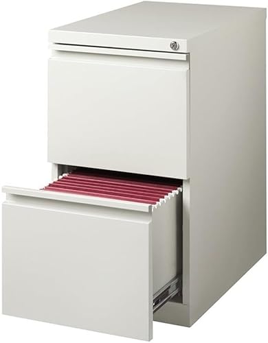 Miniatura 2 de Pemberly Row Archivador móvil de 2 cajones en gris claro