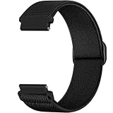 Aurrain 22mm Nylon Bracelet Compatible Samsung Galaxy Watch3 45mm/GearS 3Frontier,Élastique Nylon Sport Bracelet Unisexe pour S3 Classic/Forerunner 265/Watch GT4 46mm