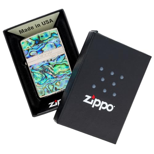 Encendedor Zippo clásico de latón con diseño grabado miniatura 5