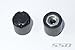 SSD RC Scale Rear Hubs (Black)