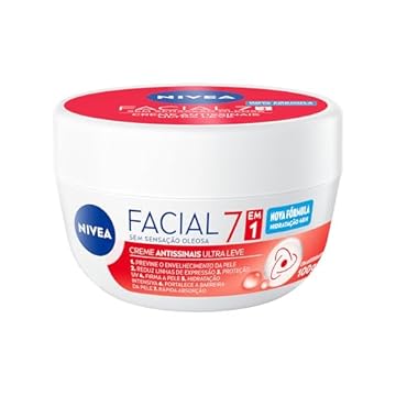NIVEA Creme Facial Antissinais 100g - Sua fórmula com hidronutrientes e vitamina E é de rápida absorção, firma e reduz linhas de expressão e protege a pele contra os raios UVA/UVB