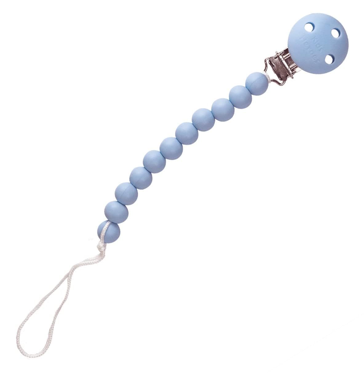 Kids Heroes Pacifier Clip, Blue and Grey, 2-Pack image 3