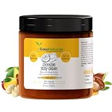 RaGaNaturals Mango Butter Body Cream with Argan and Avocado Oil - All Natural Tropical Hand Cream -