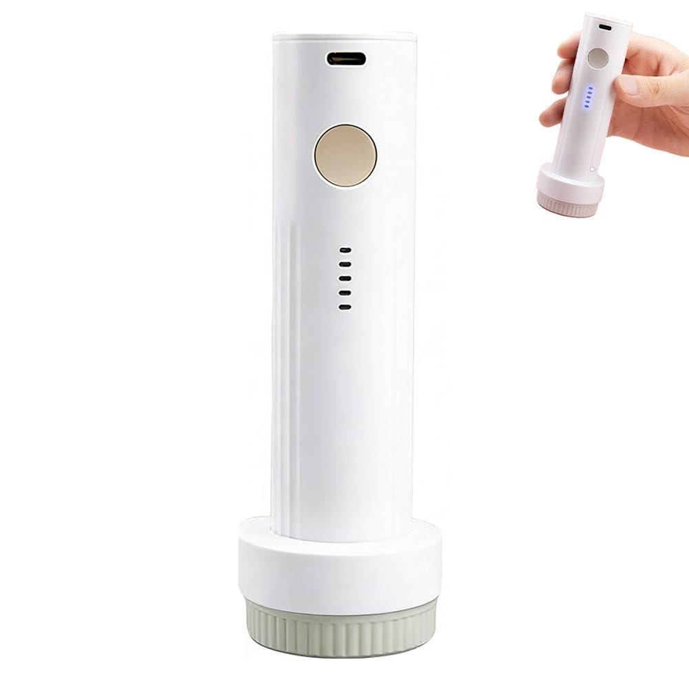Cordless Electric Vacuum Pump,1500mAh Portable Travel Air Pump,USB-C Rechargeable,Lightweight,Electric VacuumPump for Vacuum Storage Bags Travel AirPump