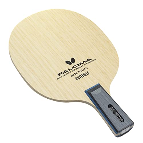 Butterfly Falcima Table Tennis Blade - 5-Ply All-Wood Blade - Professional Table Tennis Blade - Available in Flared Shakehand and Chinese Penhold Handle Styles - Made in Japan
