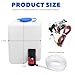 ZNDAW Windshield Washer Pump Reservoir Kit, Windscreen Fluid Reservoir Bottle with Pump Jet Button Switch Nozzle, 12V Universal Car Windshield Washer Bottle Pump Tank Kit