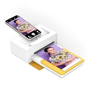 KODAK Dock Plus 4PASS Instant Photo Printer (4×6) + 10 Sheets