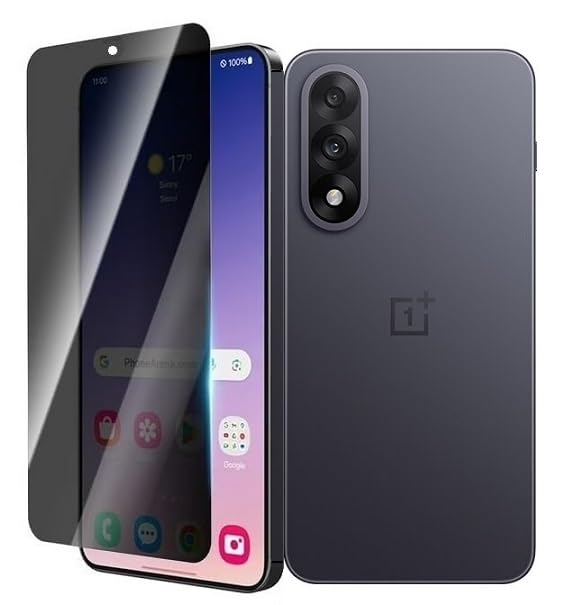 [1Pack/Black FG Privacy Tempered Glass for OnePlus Nord 5 5G/1+Nord 5 5G (Fingerprint Not Working) 9H Glass Anti-Spy Screen Guard. [1Pack/Black FG Privacy Tempered Glass for OnePlus Nord 5 5G/1+Nord 5 5G (Fingerprint Not Working) 9H Glass Anti-Spy Screen Guard.