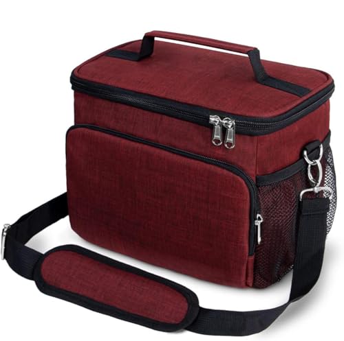 Image of KANGSIT 9L Insulated Lunch Bag, Fits 12 Cans, Large Soft Cooler Tote