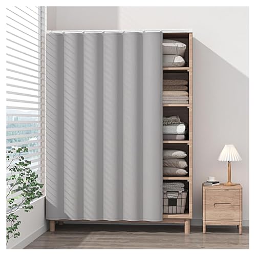 Cortinas para armarios de cocina, cortina corta con protección contra la luz, para estanterías, armarios, fundas decorativas para armarios y estantes de almacenamiento, 90 x 120 cm
