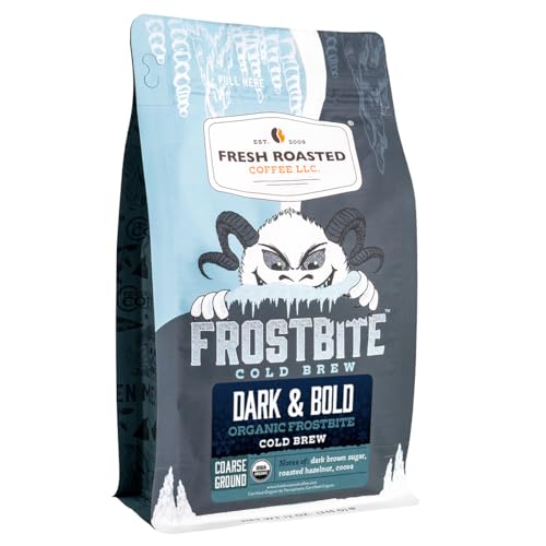 Fresh Roasted Coffee, Organic Dark & Bold Frostbite Cold Brew