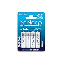 eneloop – eneloop - AA Akkus Wiederaufladbar (4 Stück) - 2000 mAh NiMH