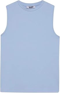 ديفاكتو تونيك قصير محبوك باكمام قصيرة ورقبة دائرية بدون اكمام للنساء من سي ان اس (عبوة من قطعة واحدة)