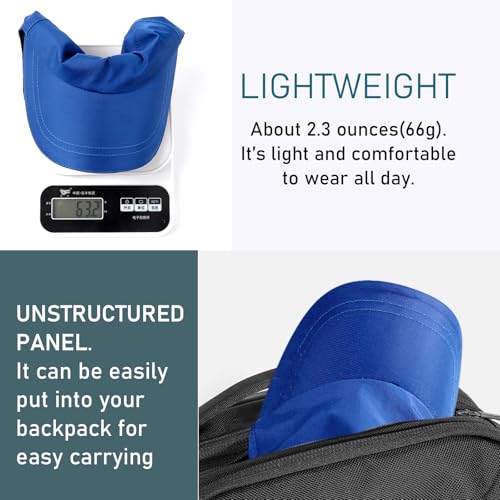 Image of Waterproof Baseball Cap for Men Women, UPF 50+ Breathable Quick-Dry Rain Hat for Running Golf Hiking