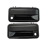 Dauerhafte Konstruktion. Reunion Paar Äußere Außenseite Außentürgriff Fit Für Chevy GMC Pickup Truck Suburban C1500 2500 3500 Fahrer & Beifahrerseite (Color : Black)