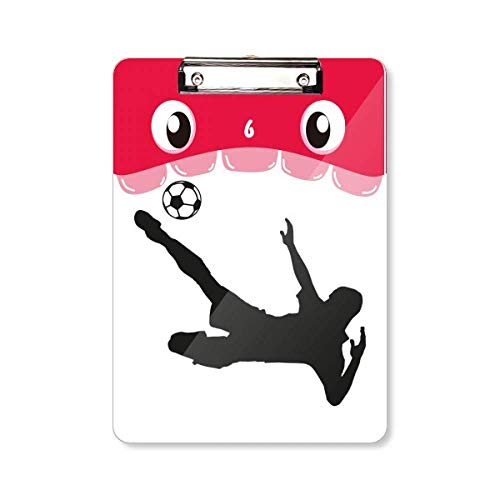 Porte-bloc motif football A4 idée cadeau utile pour passionné et coach