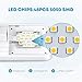 Kohree 12V Led 640 Lumens RV Ceiling Double Dome Light RV Interior Lighting for Trailer Camper with ON/OFF Switch, Natural White 4000-4500K, 48X5050SMD (Pack of 2)