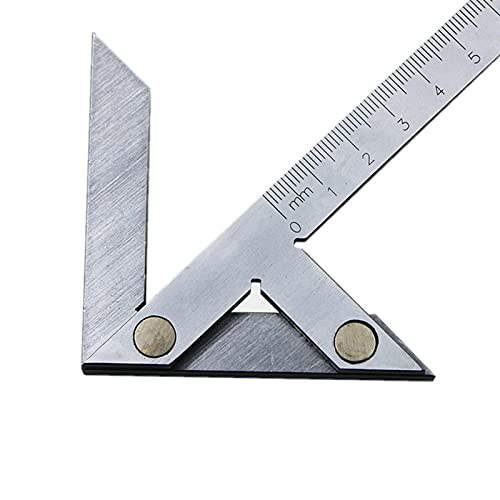 Centering Square Gauging Protractor Angle Ruler Center Gauge Round Bar Mark Finder Tool
