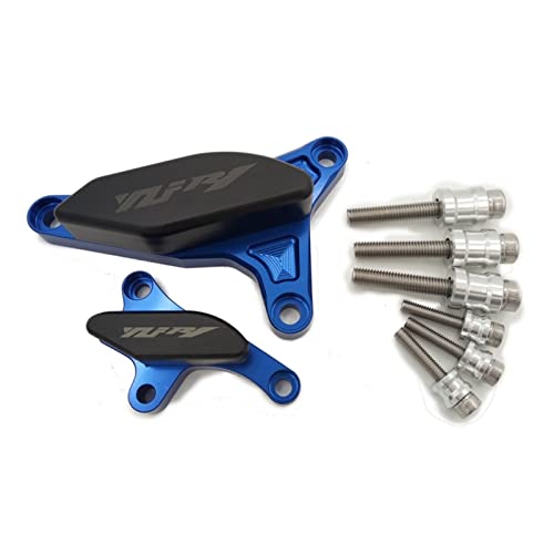 Couverture chute Yamaha YZF R1 et crash pad moteur bleu pour moto 2007 2008