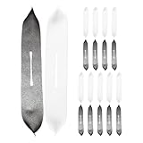TOYANDONA 20 Stück Schwamm Kleiderbügelschutzhüllen Rutschfeste Kleiderbügelbezüge Schonende Kleiderschutzüberzüge für Anzugbügel Weicher Schwamm 41x7x0,3cm Schwarz Weiß Kleiderschrank