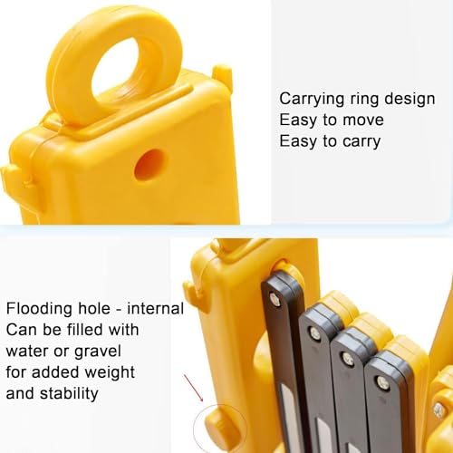 Barrière de circulation rétractable de barricade extensible portable pliante - 4