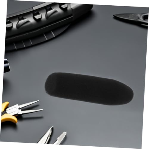 Bonnettes anti-vent pour microphone mousse légère haute densité YARNOW x2 - 6