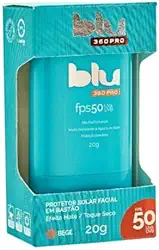 Protetor Solar Facial Blu 360pro Bastão Bege Fator 50 Esporte