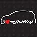 speedwerk-motorwear I Love My Picanto JA Sticker pour Kia à partir de 17 Ans