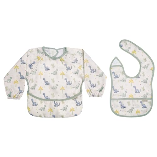 haakaa Waterproof Baby Bib Set, Mess Proof Long Sleeve Baby
