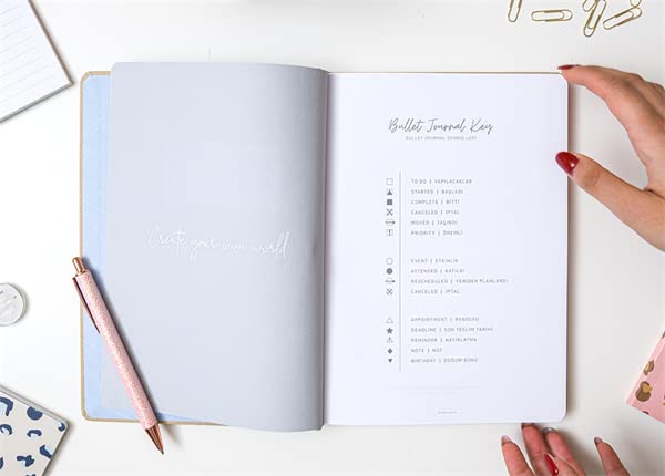 Le Color 17X24 Keten Noktalı Bullet Journal Defter Koala
