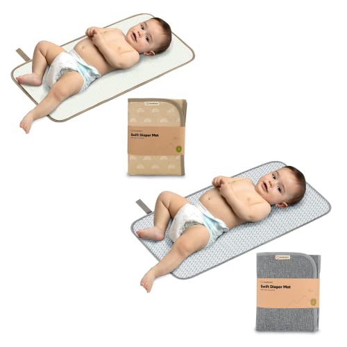 KeaBabies Portable Diaper Changing Pad - Waterproof Foldable Baby...