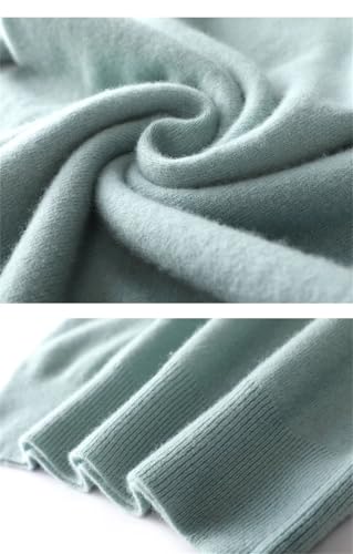 Men's Wool V-Neck Pullover Sweater Soild Color Loose Casual Knitted Long Sleeve Warm Jumpers Tops4