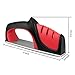 PPUNSON Knife Sharpener Straight and Serrated Knives, [Upgrade] 3-Stage with Diamond Coated Tungsten Steel Ceramics Wheel System