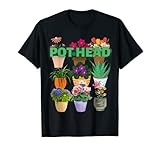 Ich liebe Pflanzen. Topfkopf T-Shirt