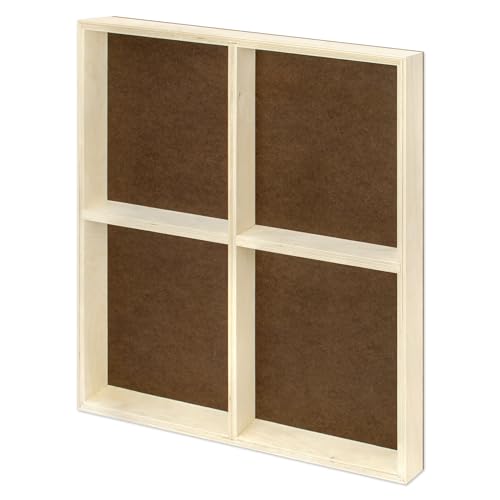 Image of Ampersand Art Supply Hardboard Wood Painting Panel: Museum Series Hardbord, 30 inch x 30 inch, 2 Inch Cradled Profile
